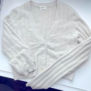 Wilfred 💯 % Nylon cream cardigan